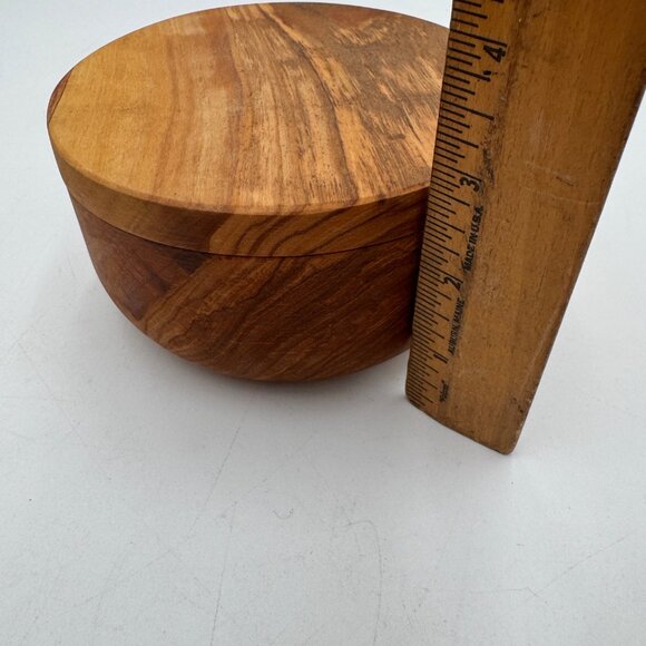 Olive wood Salt and Pepper Cellar Box kitchen must have natural - Picture 7 of 11